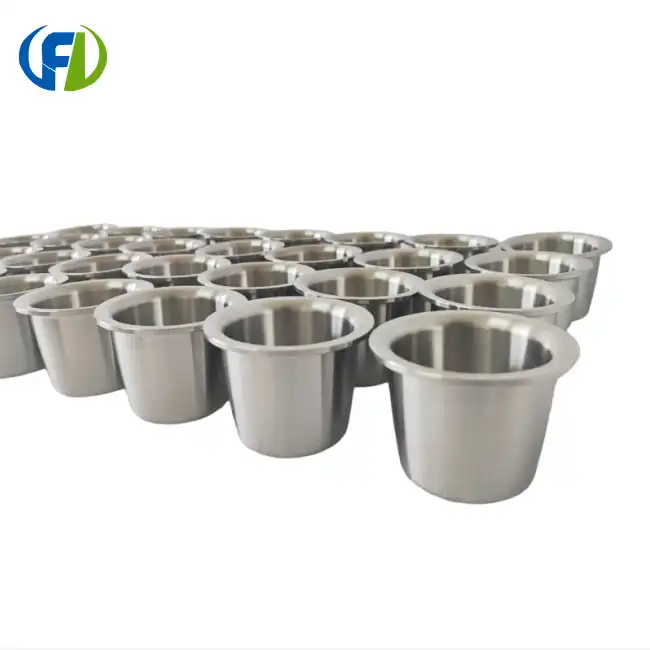 Customized Zirconium Crucible With Flanged 