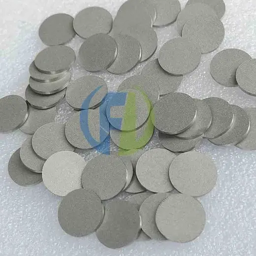 Titanium sintered disc in China