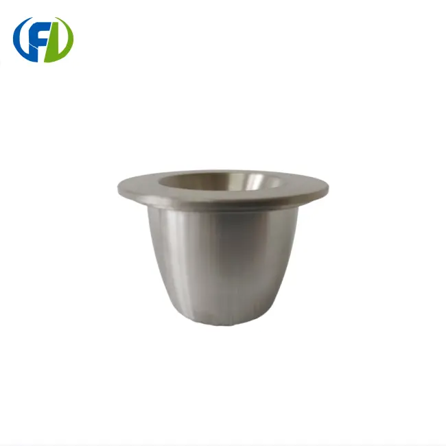 702 Zirconium Crucible With Rim in China
