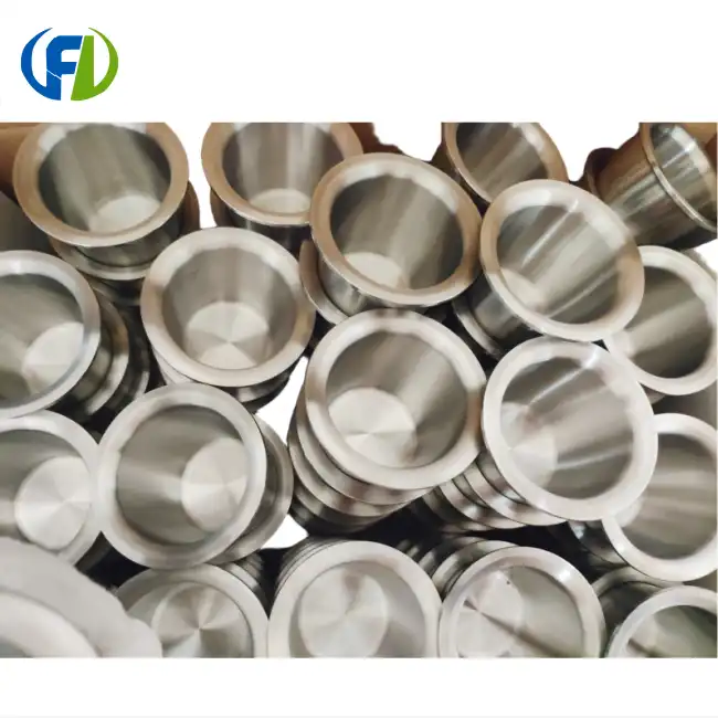 702 Zirconium Crucible With Flange pirce