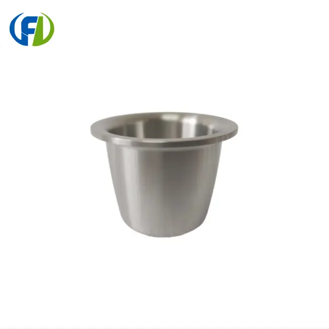 Customized 702 Zirconium Crucible With Flange