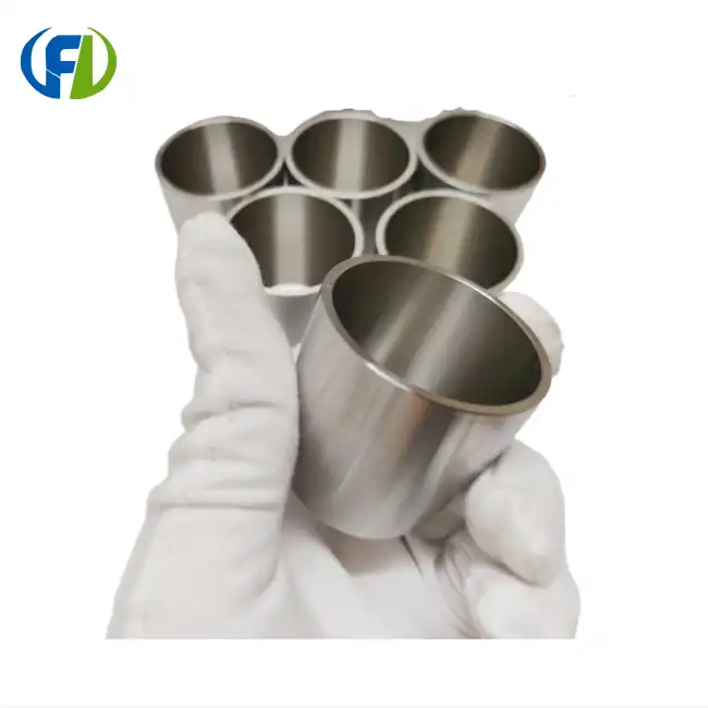 Low Form Titanium Crucible price