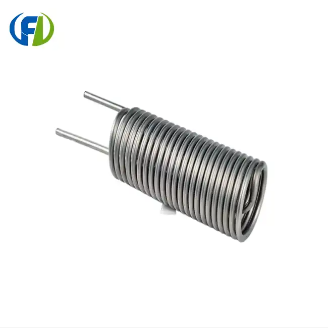 Customized Pure Titanium Coil For Swimming Pool Heat Pump Heat Exchanger