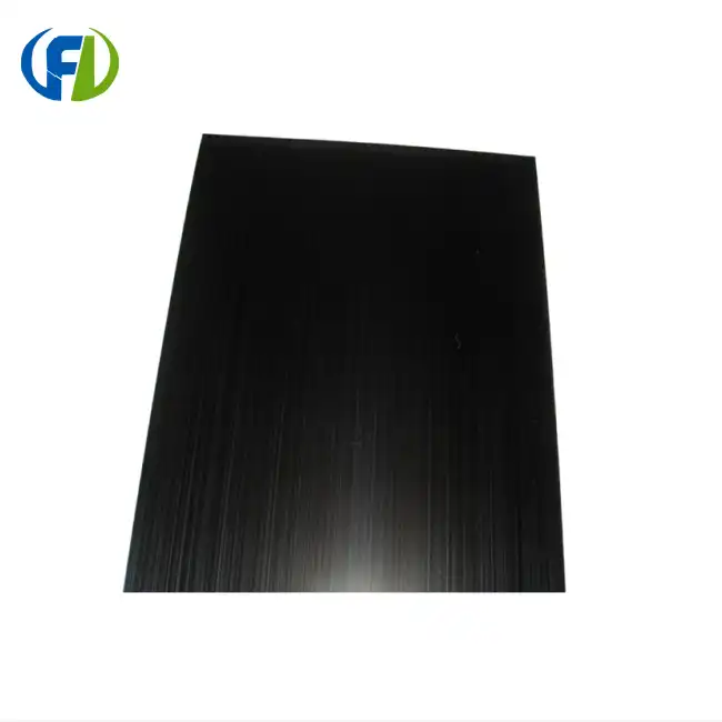 Customized black zirconium plate