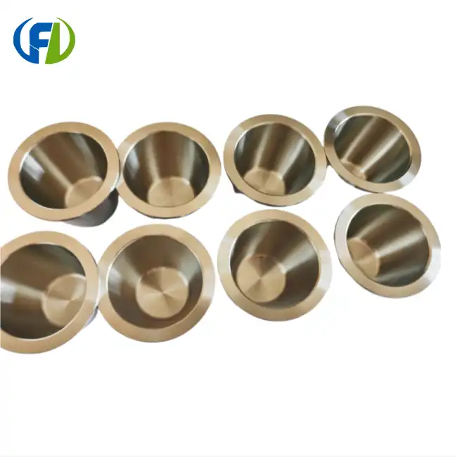 Customized Clean Edge Zirconium Crucible Ø45mm
