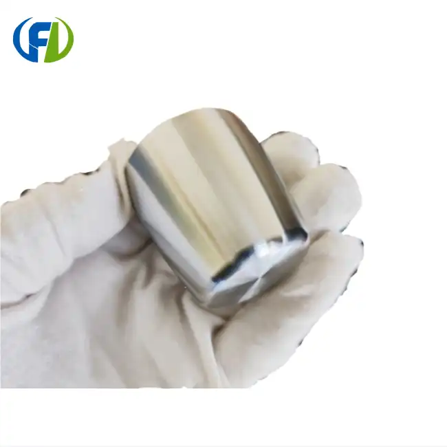 Solid Zirconium Crucible Ø50×50mm Forged factory