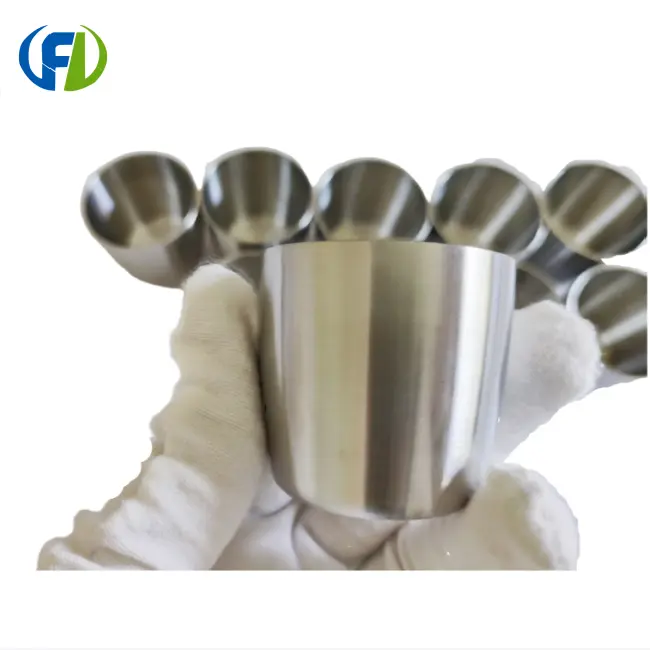 High Precision Zirconium Crucible Ø65×60mm for sale