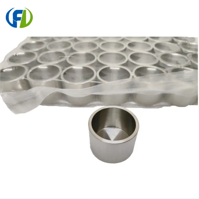 ASTM R60702 Zirconium Crucible 2mm Wall in China