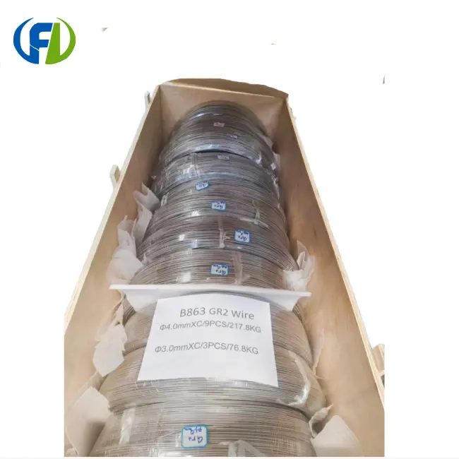 titanium coil wire factory