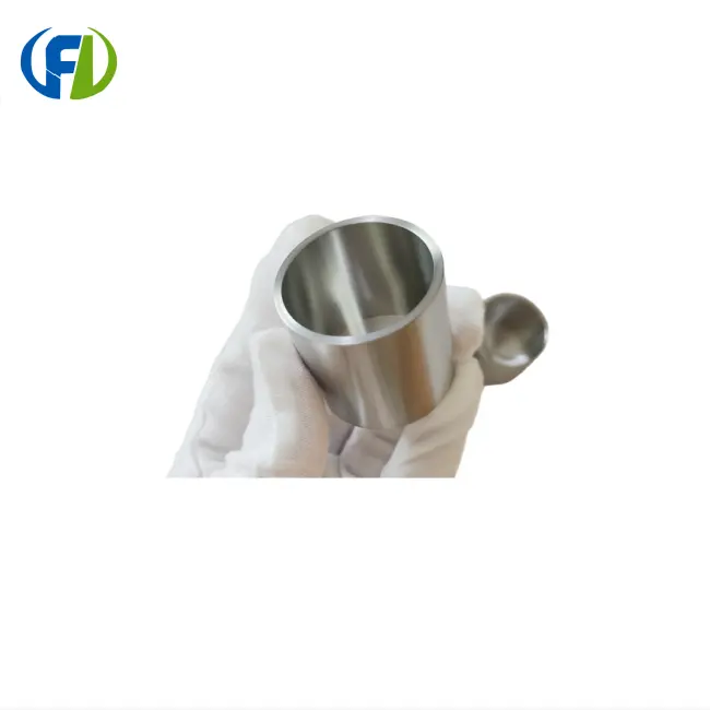 Corrosion Resistant Zirconium Crucible 3mm Wall factory