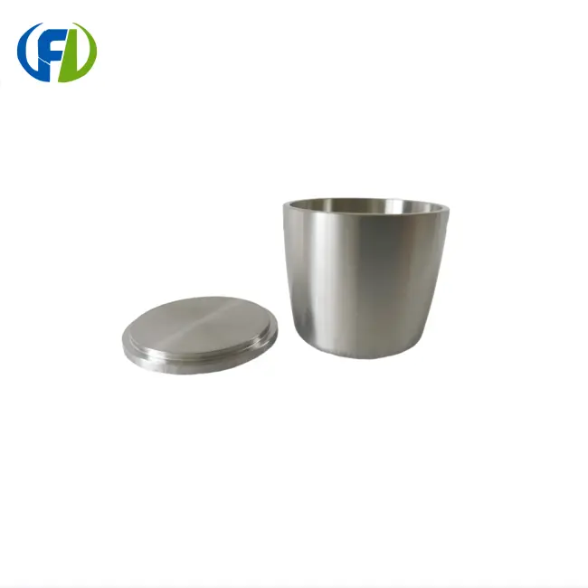 Height 43mm Rimmed Zirconium Crucible factory