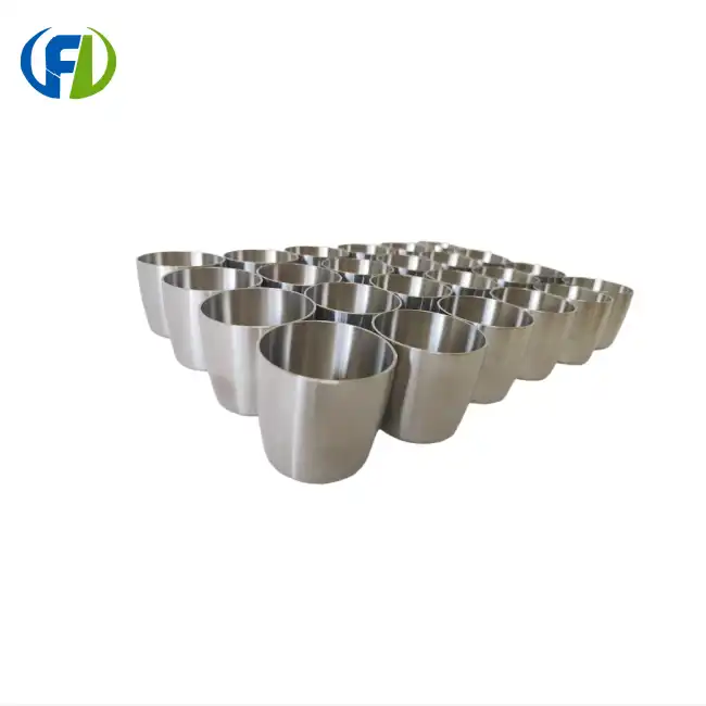 Customized 42mm Diameter Nickel Crucible Customized 42mm Diameter Nickel Crucible