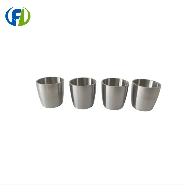 Cheap Height 43mm Rimmed Zirconium Crucible
