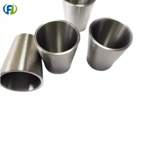 Machined 30ml high-purity laboratory research zirconium crucible