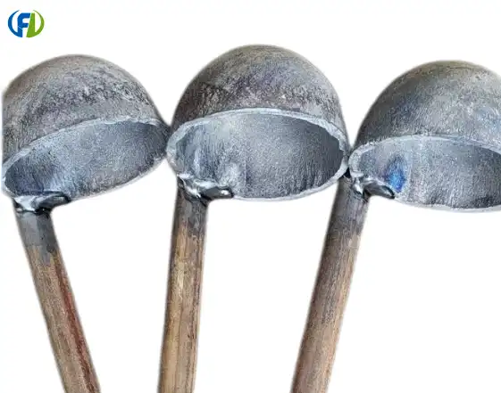 Specialized titanium alloy sampling ladle for rare earth smelting