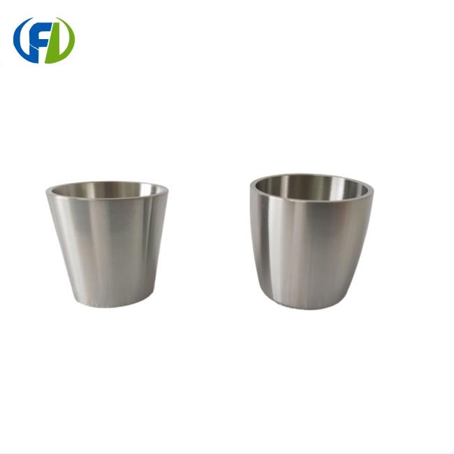 የዚርኮኒየም ክሩሺብል ከተጠናከረ ሪም Ø80ሚሜ ጋር