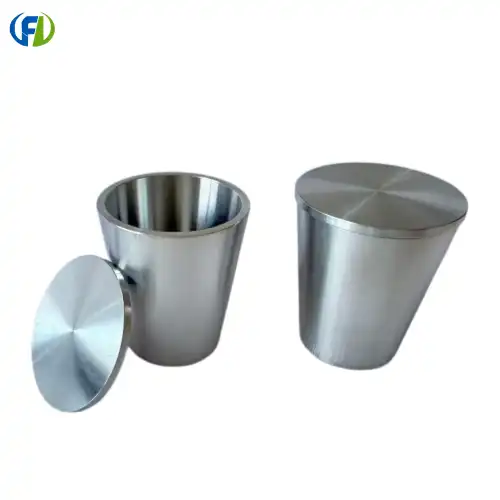 UNS R60001 35ml Nuclear-Grade High-Purity Zirconium Crucible