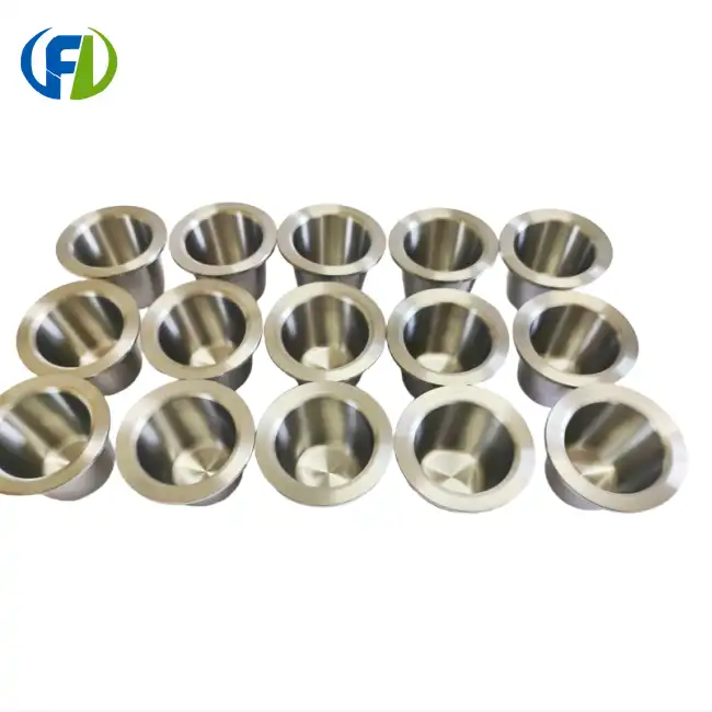 Limpyo nga Sidsid sa Zirconium Crucible Ø45mm